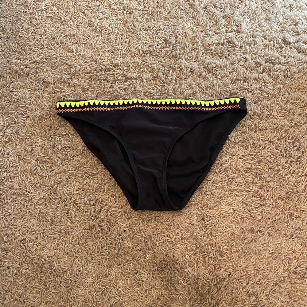 Black bathing suit bottoms